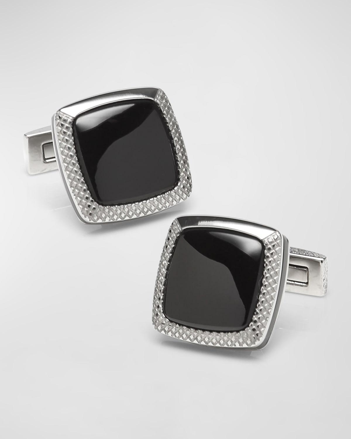 Cufflinks, Inc. Onyx Cushion Cuff Links Product Image