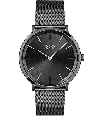 Hugo Boss Skyliner Black Mesh Bracelet Watch Product Image