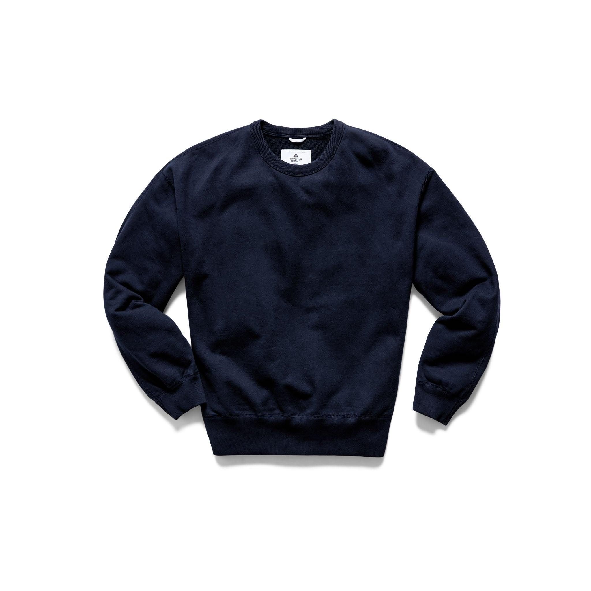 Midweight Terry Relaxed Crewneck Male Product Image