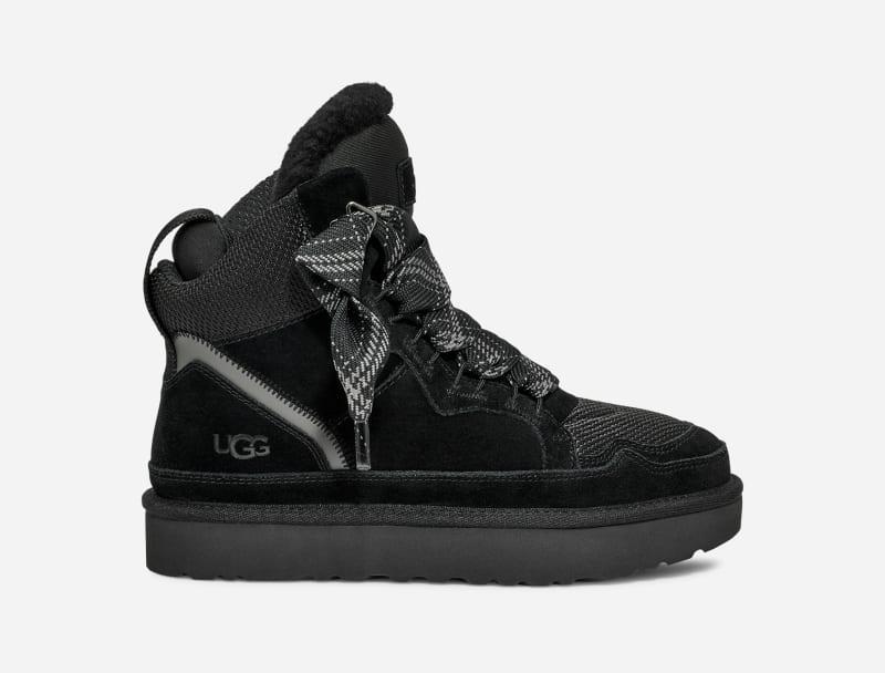 UGG Womens Highmel Suede and Mesh High Top Sneakers Product Image