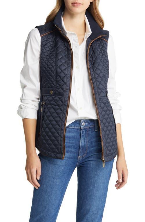 Gallery Quilted Zip Side Pocket Stand Collar Vest Product Image