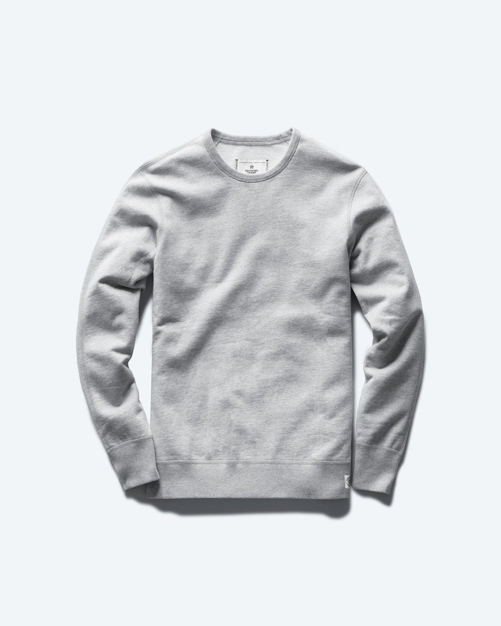 Midweight Terry Slim Crewneck Male Product Image