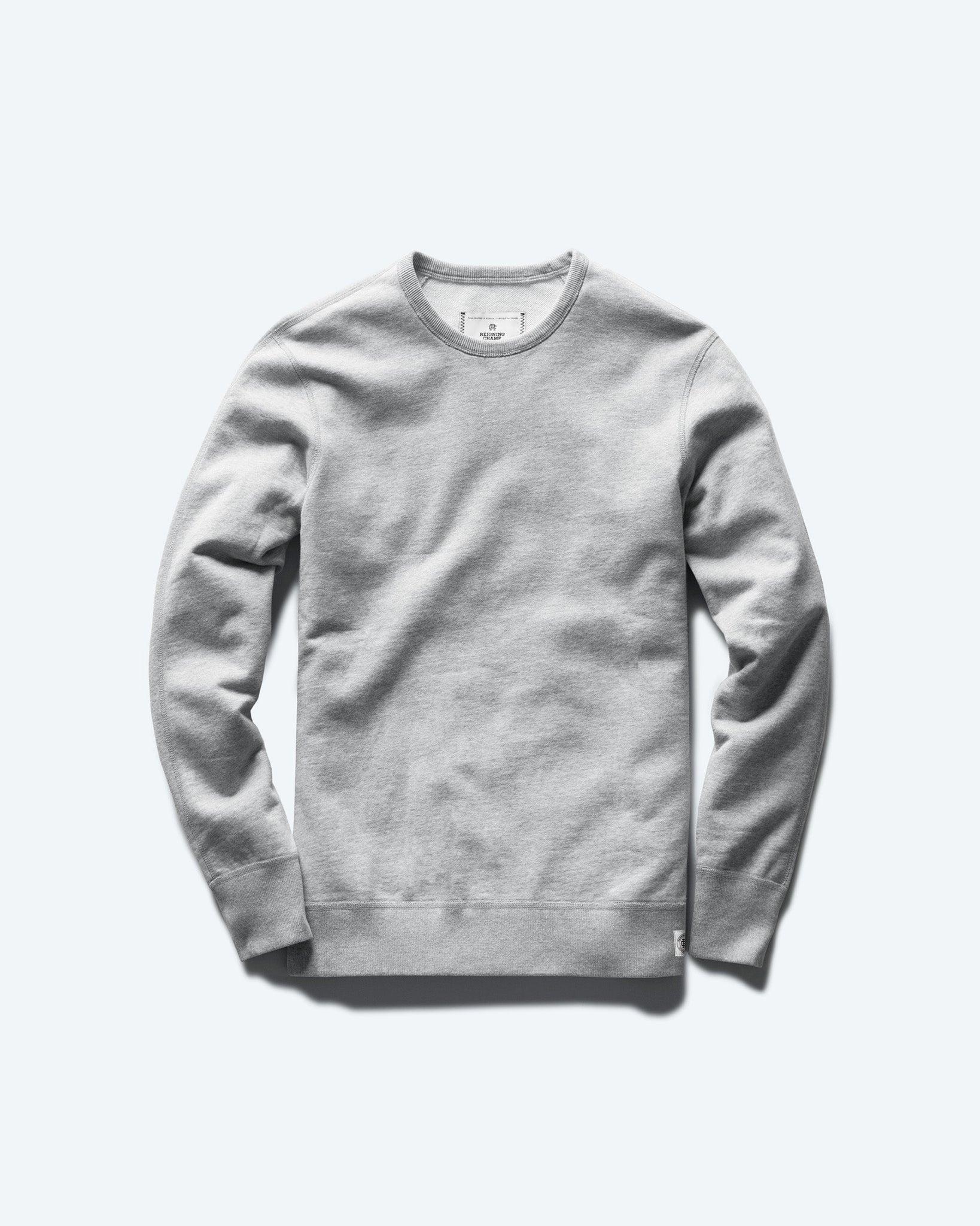 Lightweight Terry Slim Crewneck Male Product Image