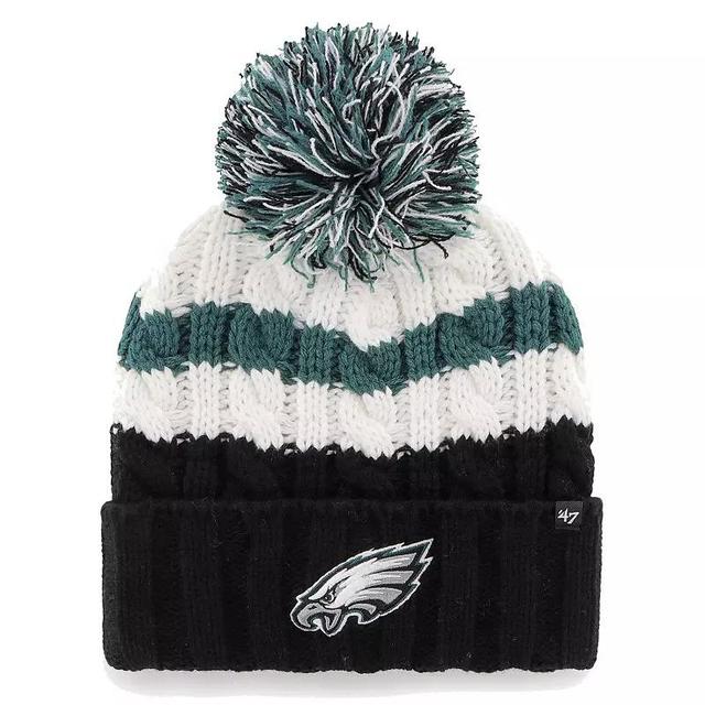 Womens 47 Philadelphia Eagles Ashfield Cuffed Knit Hat with Pom Product Image