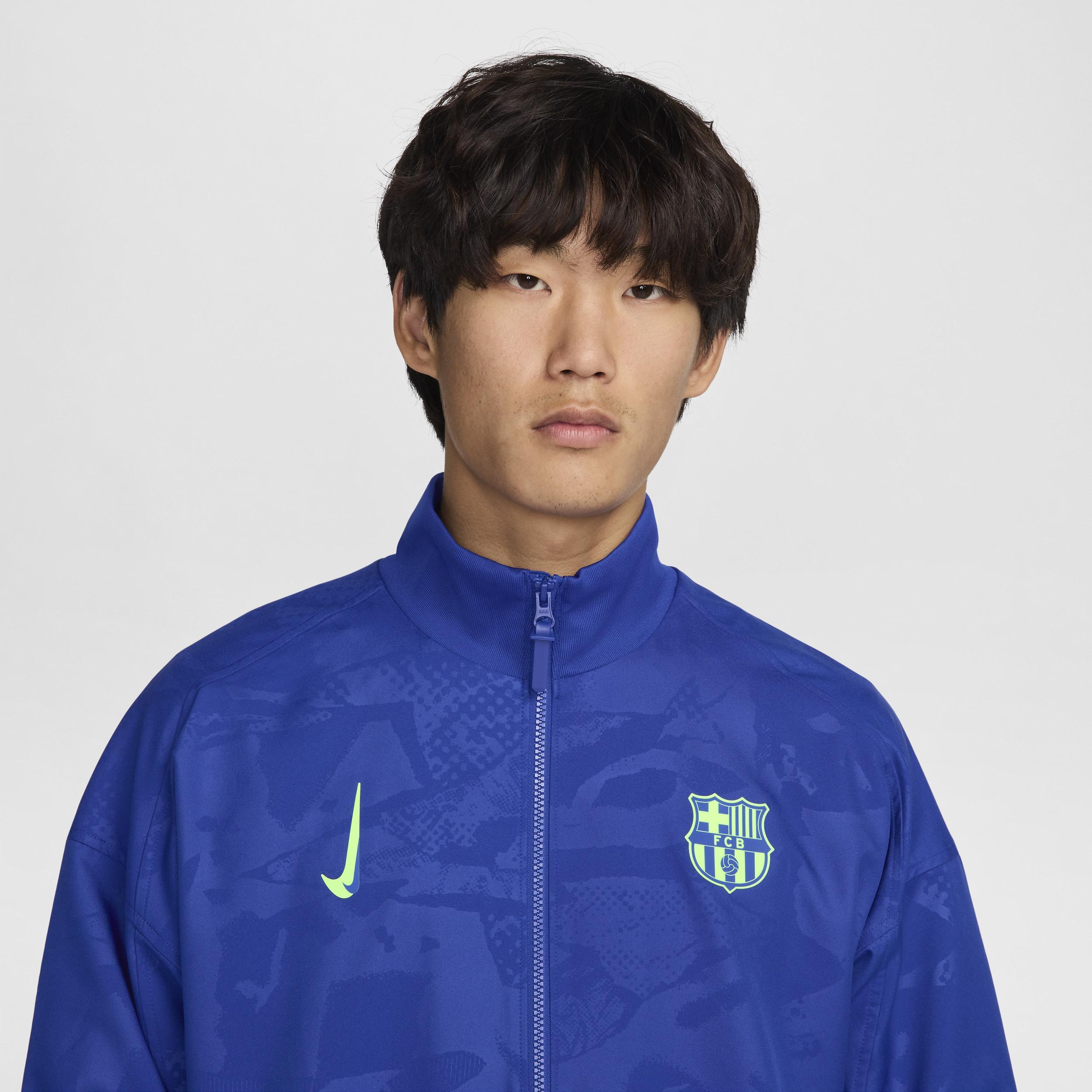 FC Barcelona Strike Third Men's Nike Dri-FIT Soccer Anthem Jacket Product Image