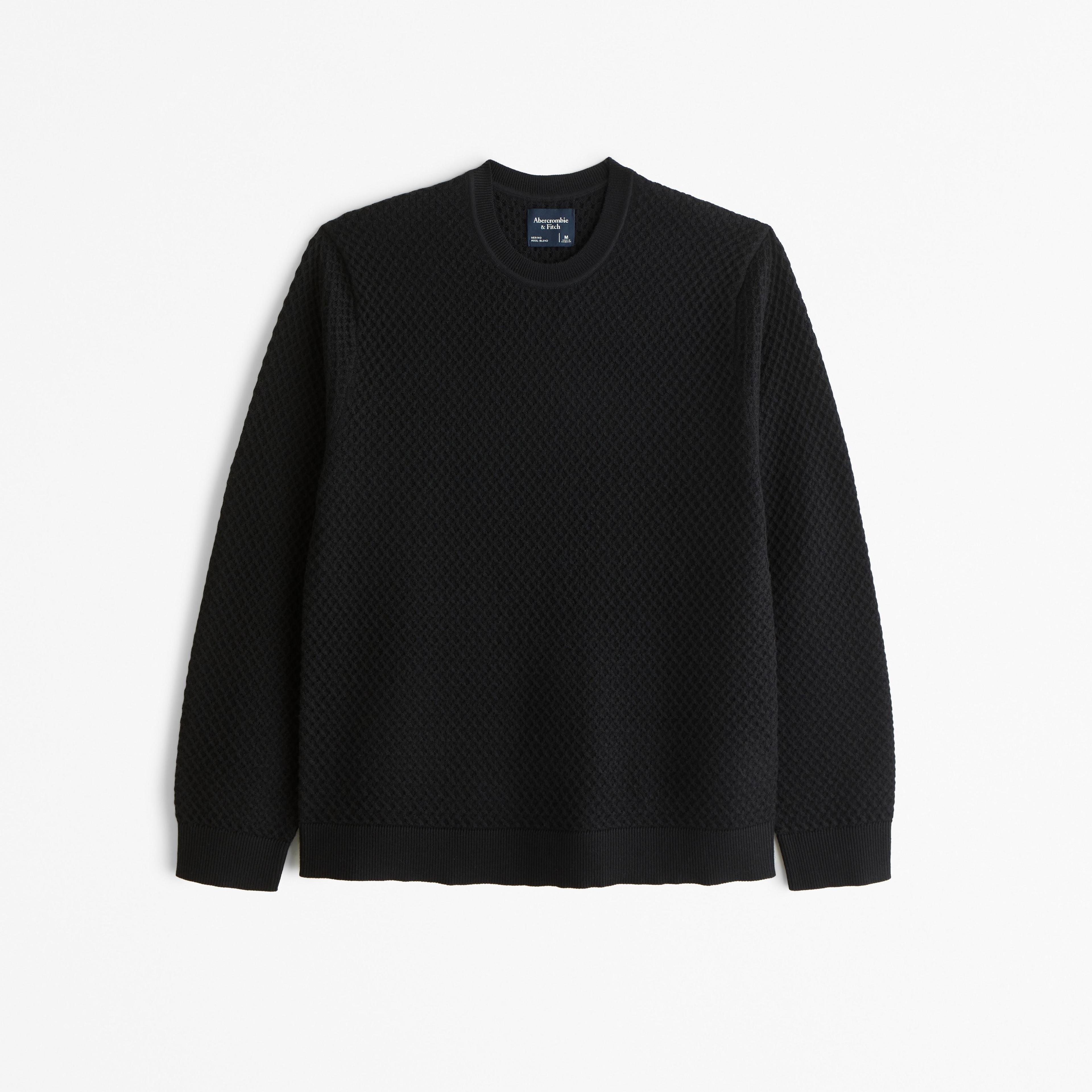 Merino Wool-Blend Crew Sweater Product Image