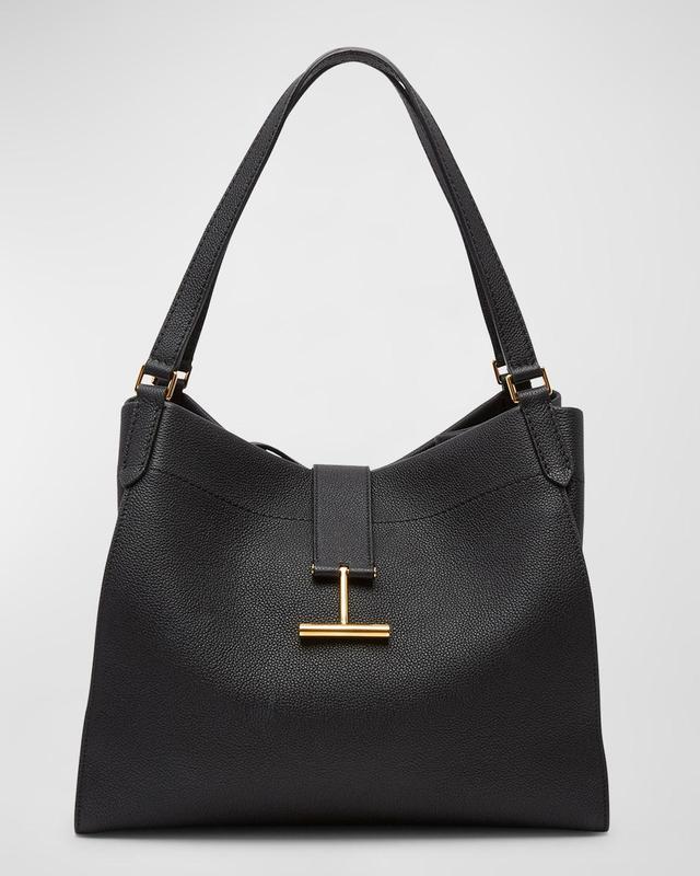 Tara Large Tote in Grained Leather Product Image