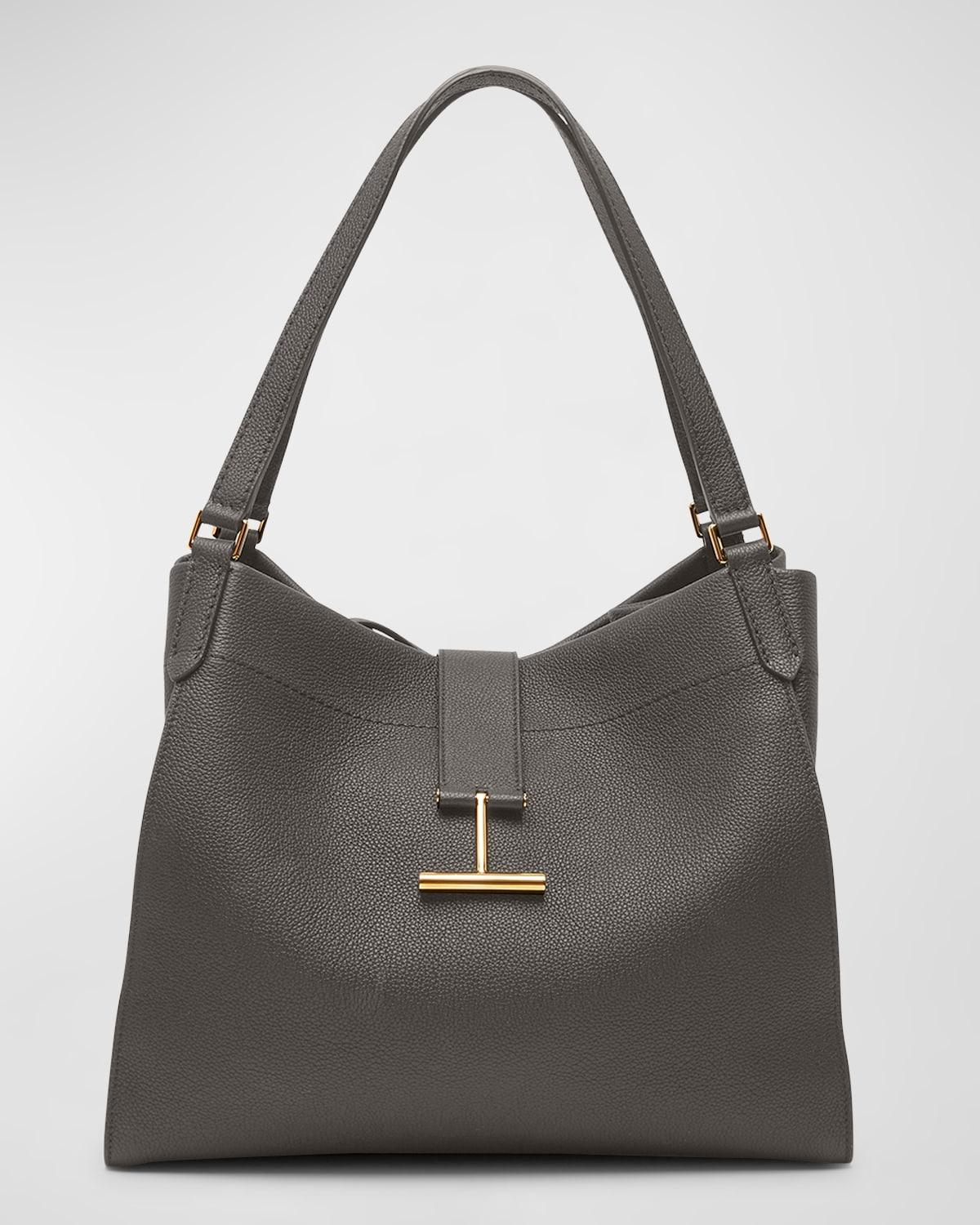 Tara Large Tote in Grained Leather Product Image