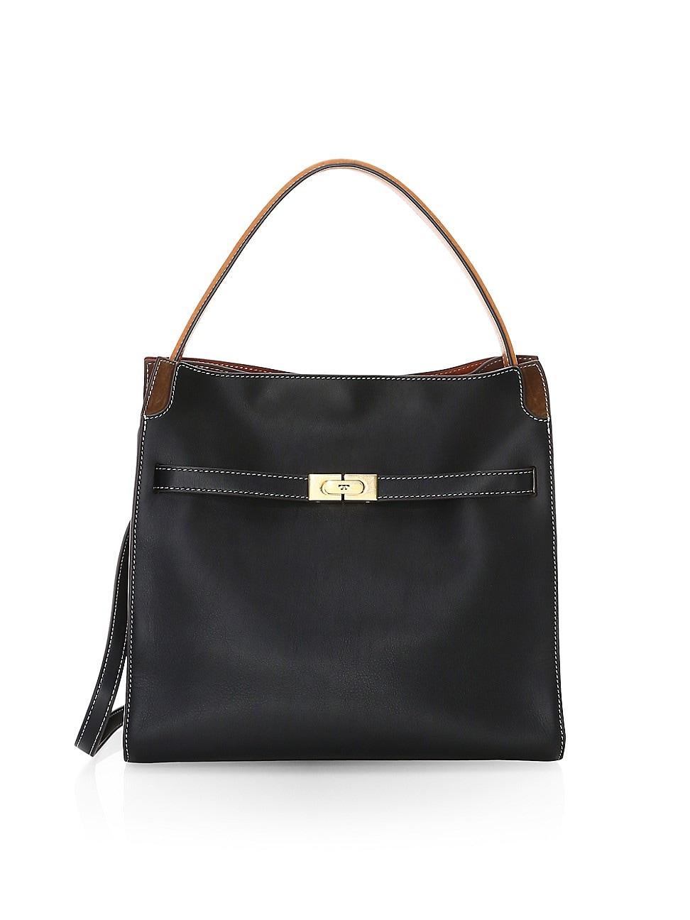 Tory Burch Lee Radziwill Double Bag Black One Size Product Image