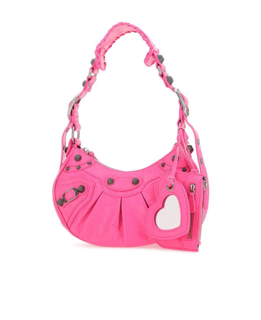 BALENCIAGA Le Cagole Xs Shoulder Bag In Pink & Purple Product Image