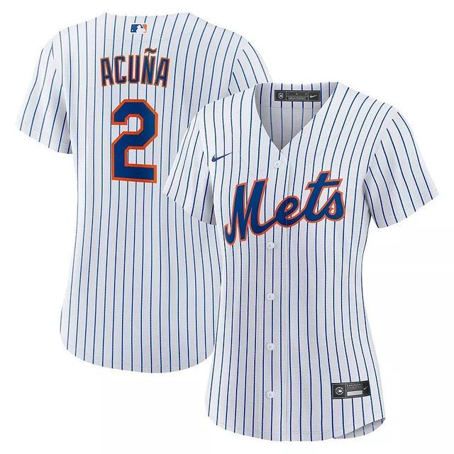 Womens Nike Luisangel Acua New York Mets Home Replica Player Jersey Product Image