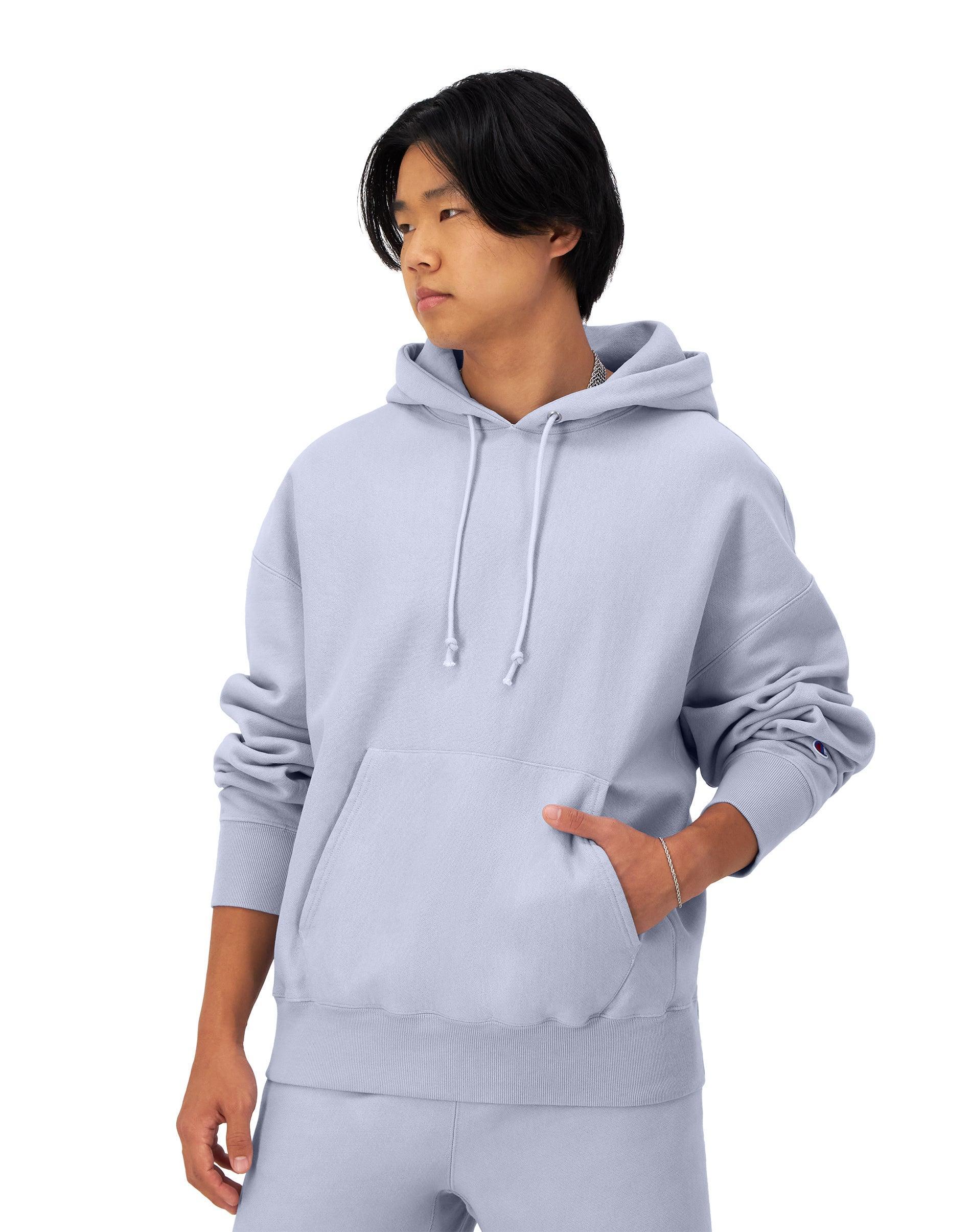 Champion Reverse Weave(r) Pullover Hoodie (Ocean Storm) Men's Clothing Product Image