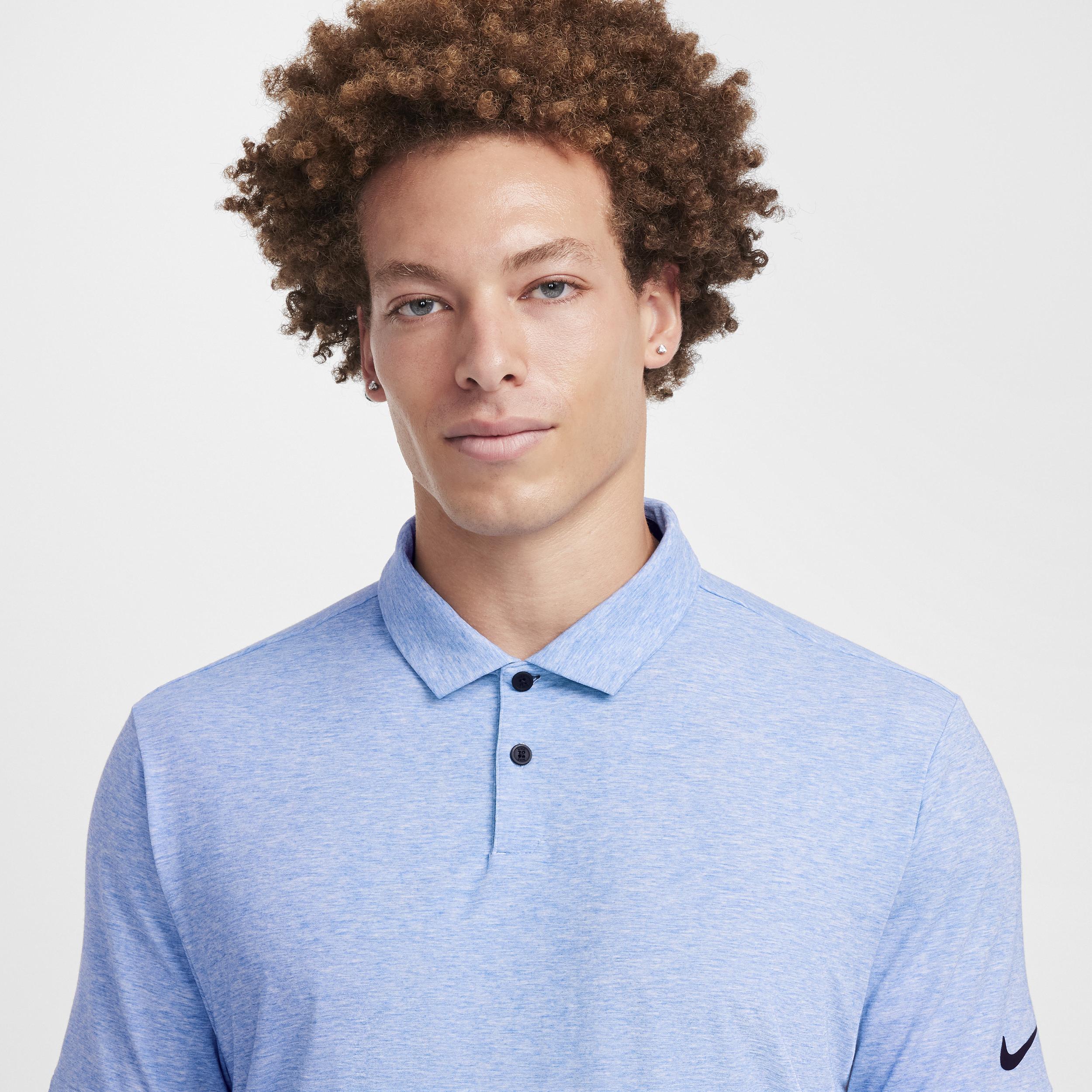 Nike Men's Dri-FIT Tour Heathered Golf Polo Product Image