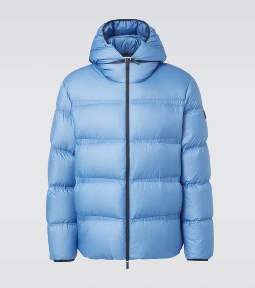 MONCLER Down Jacket In Blue Product Image