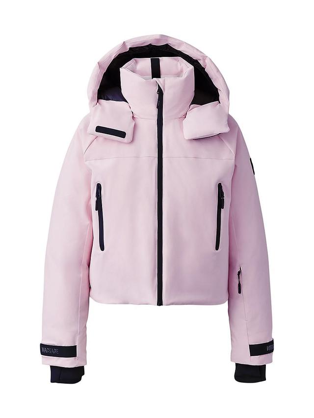 Womens Amanda Hooded Stretch Shell Down Ski Jacket Product Image