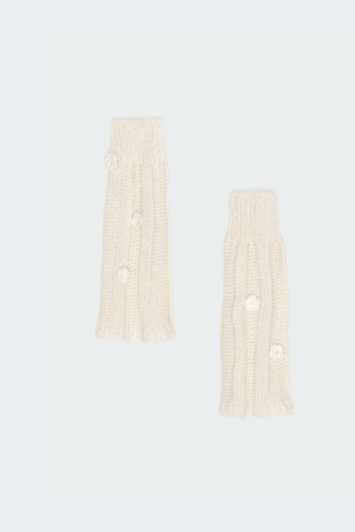 Flower Detail Knit Leg Warmers Product Image