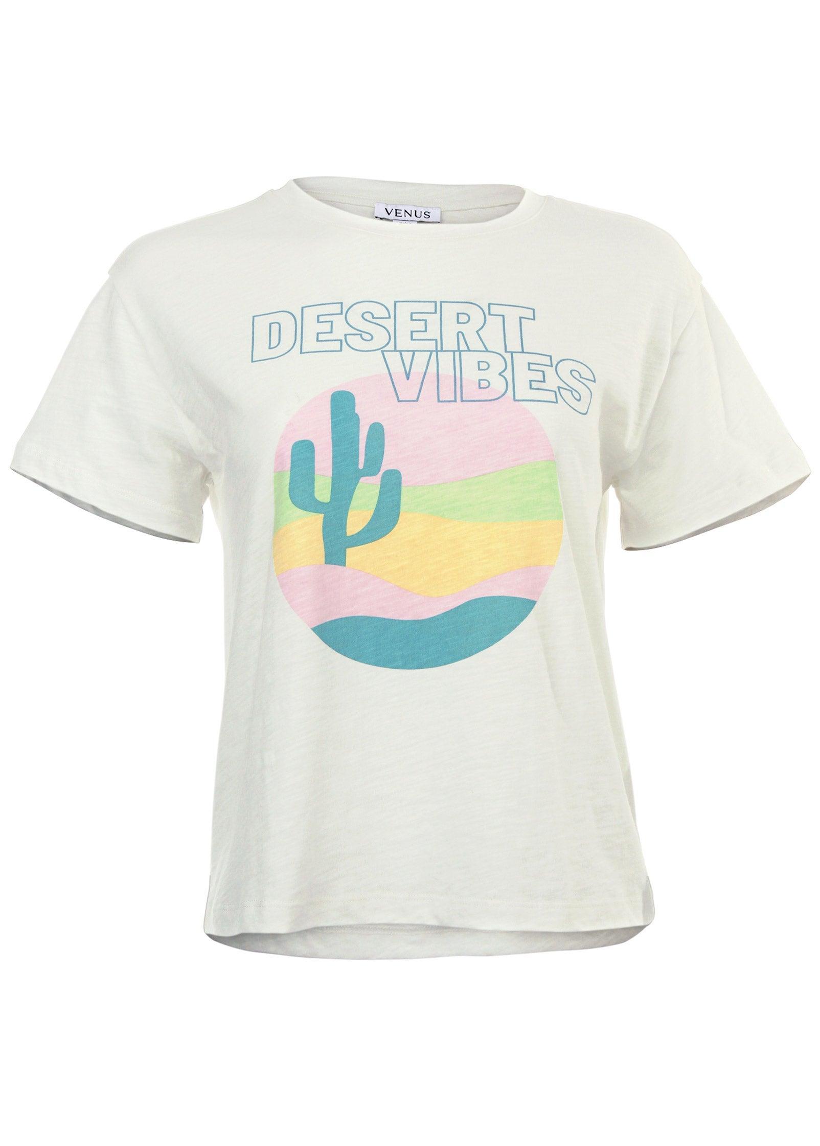 Desert Vibes Graphic Tee - Off White Product Image