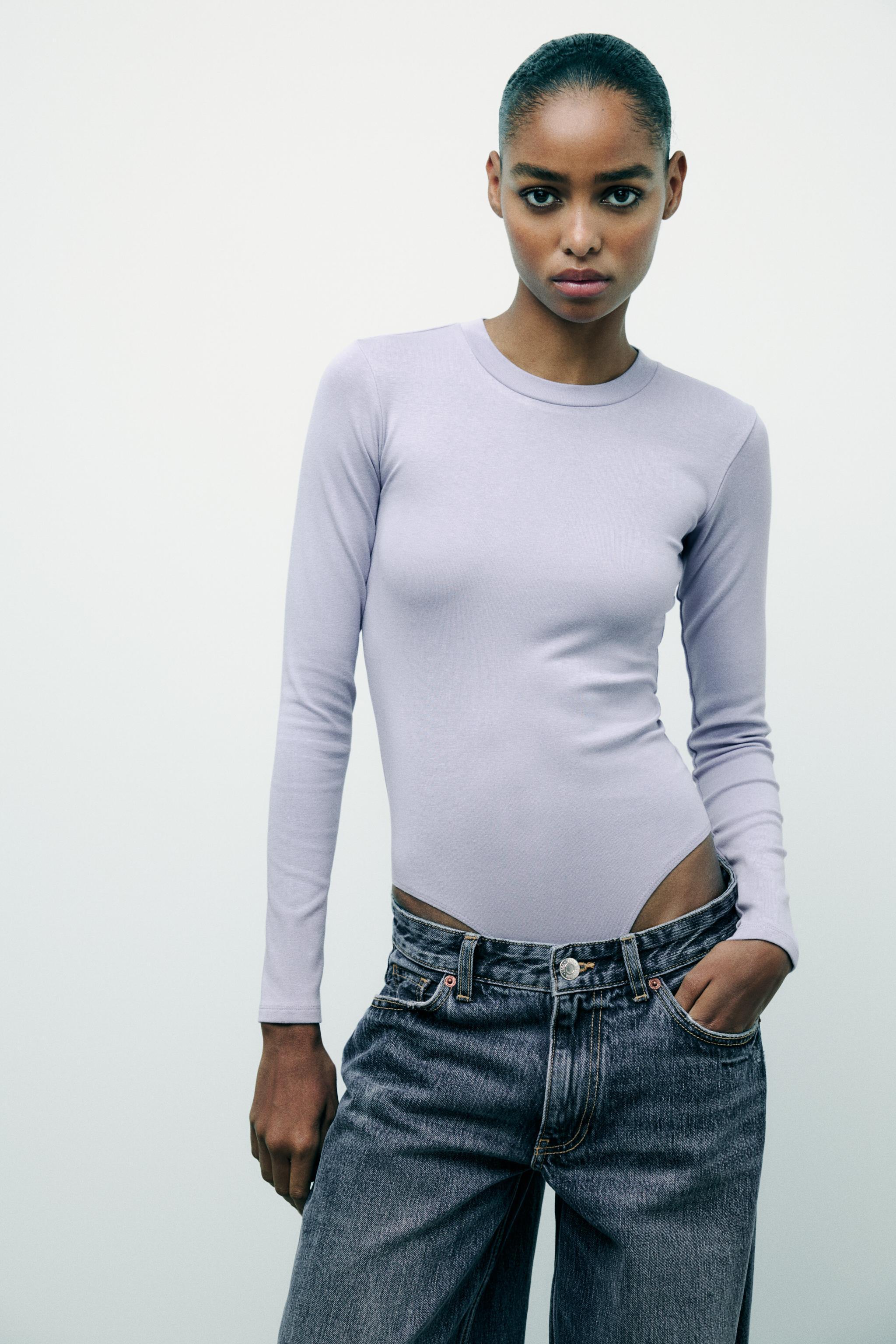 COTTON MODAL BODYSUIT Product Image