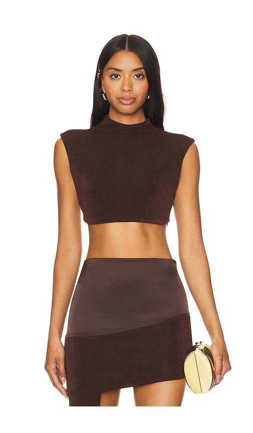 Backless Cropped Tee Product Image