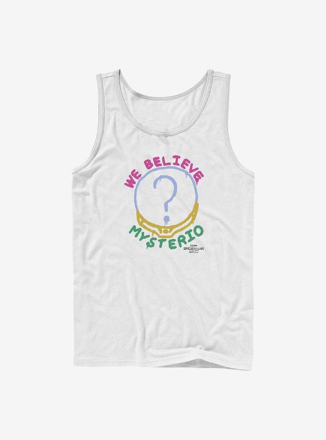 Marvel Spider-Man Believe Mysterio Font Tank Product Image