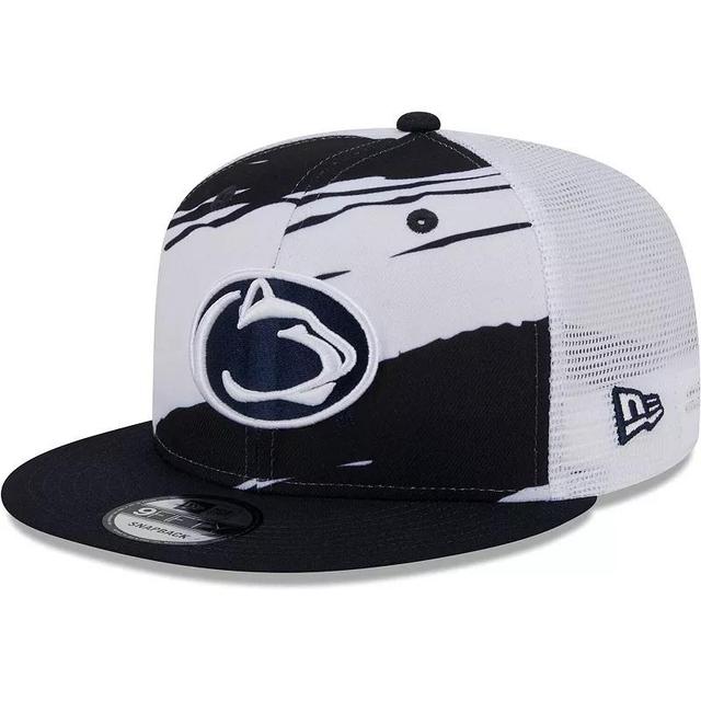 Mens New Era Navy Penn State Nittany Lions Tear Trucker 9FIFTY Snapback Hat Product Image