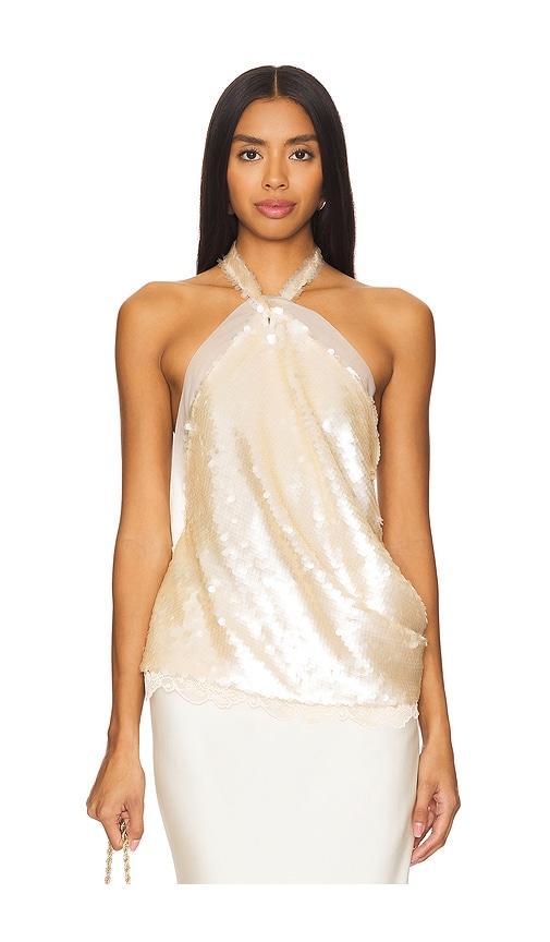 Sequin Halter Top Product Image