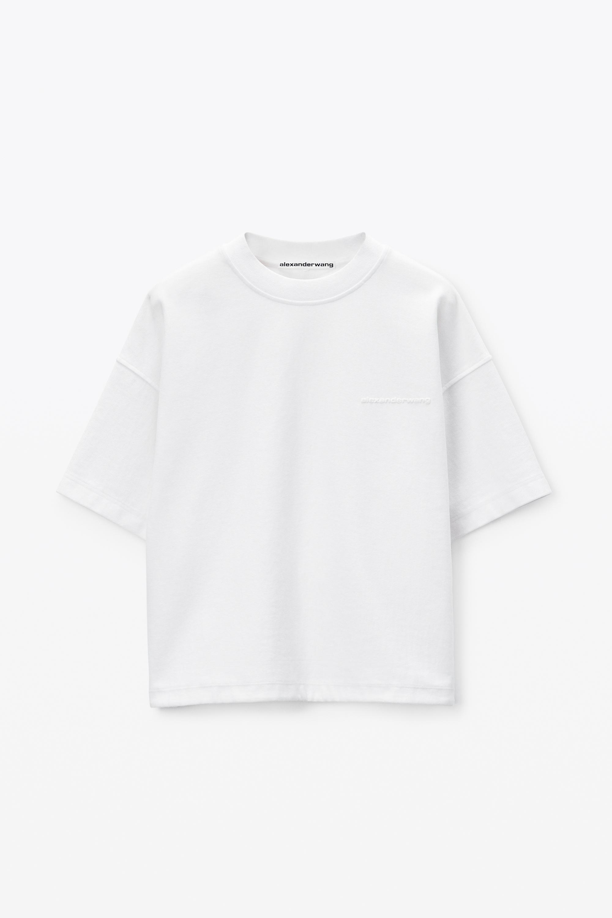 Puffed Logo Oversize Tee In Cotton Product Image