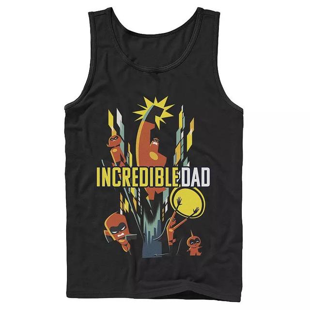 Mens Disney / Pixar Incredibles 2 Dad & Family Tank Top Product Image