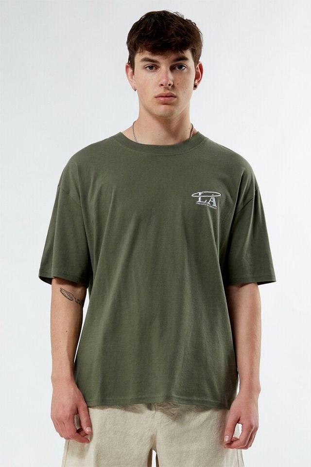 Mens LA Halo Embroidered T-Shirt Product Image