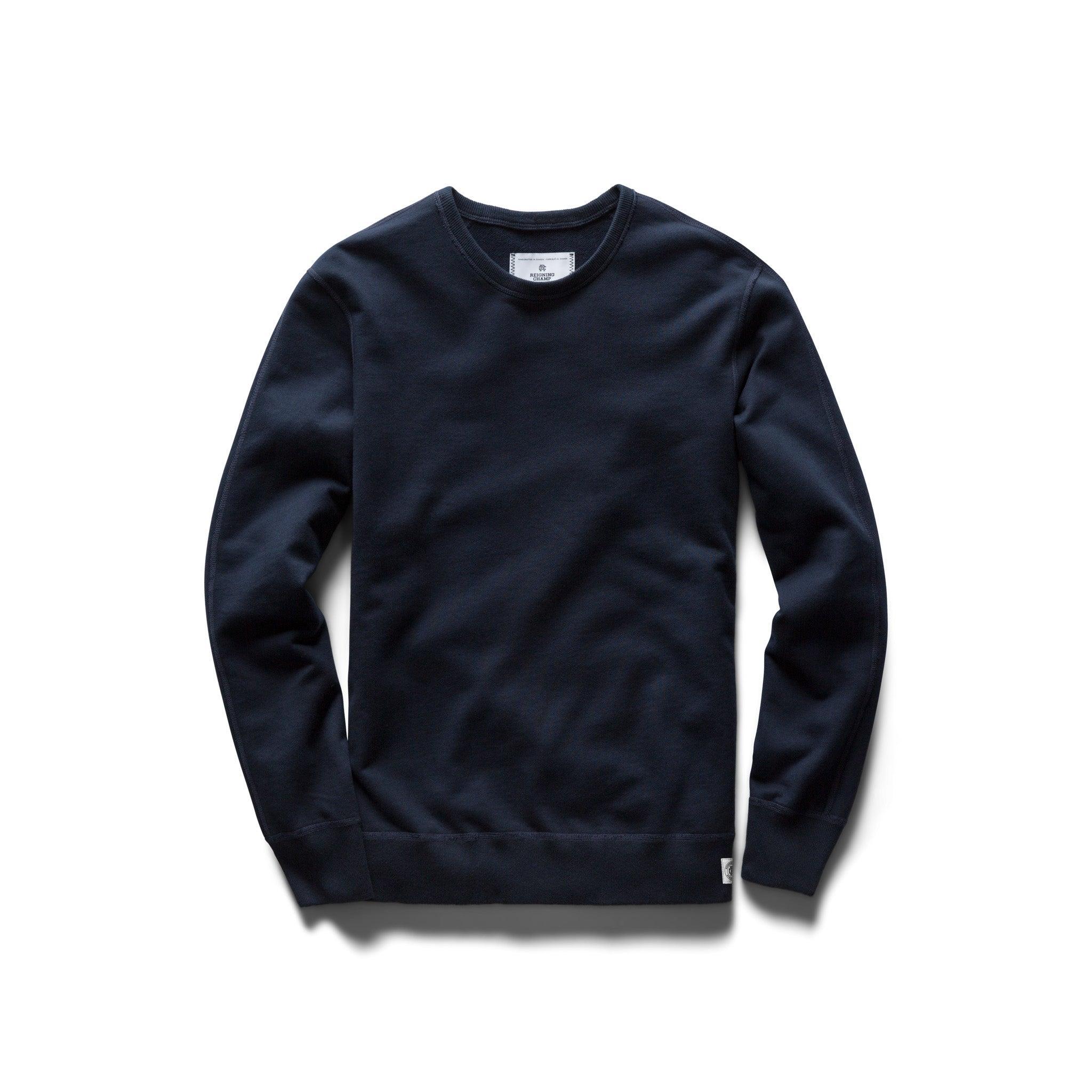 Midweight Terry Slim Crewneck Male Product Image