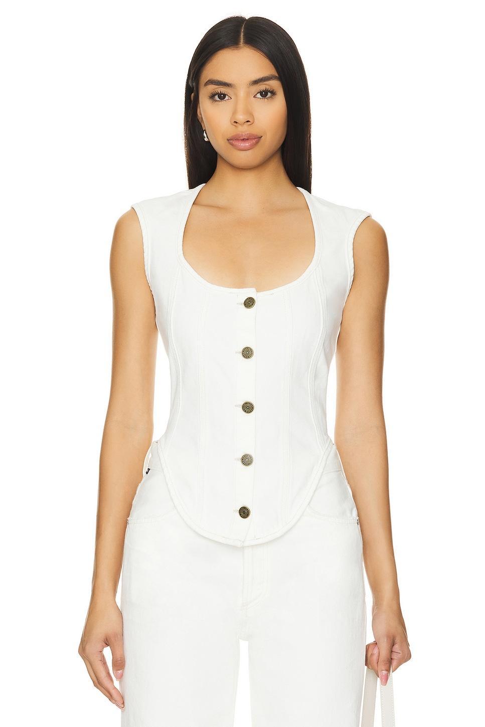 Seamed Scoop Bustier FRAME Product Image