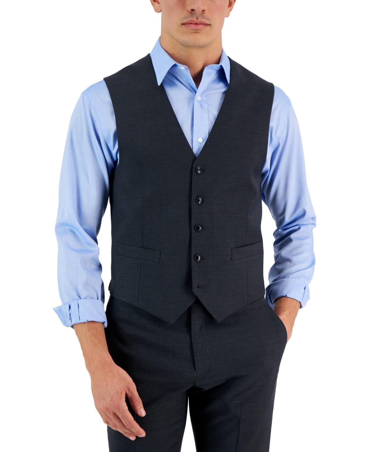 Tommy Hilfiger Mens Modern-Fit Th Flex Stretch Solid Suit Vest Product Image