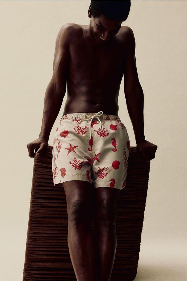 Patterned Swim Shorts Product Image