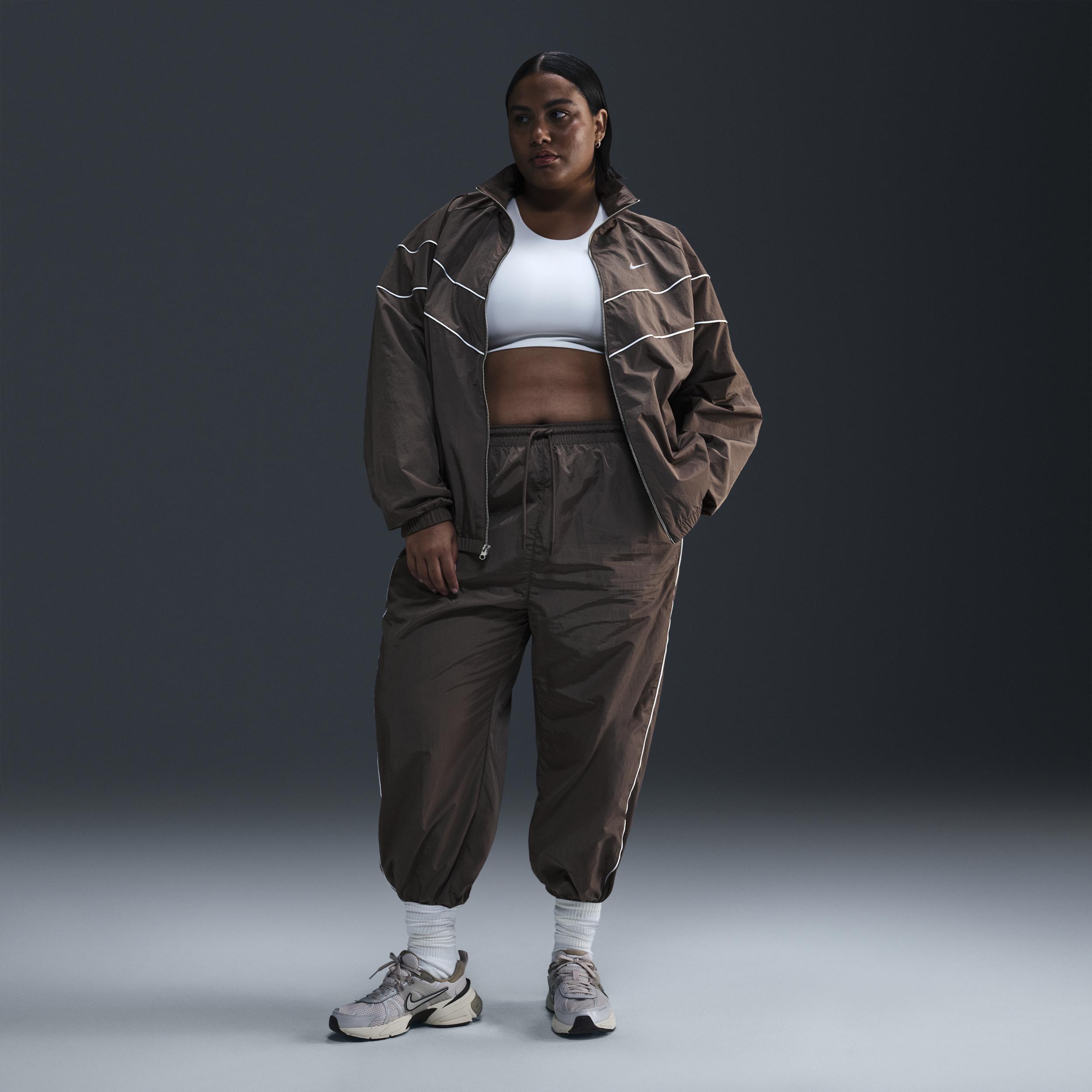 Nike Womens Windrunner High-Waisted Woven Open-Hem Pants (Plus Size) product image