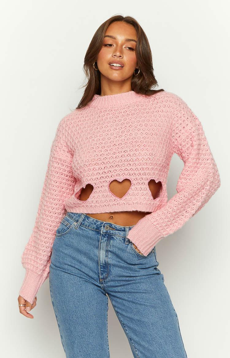 Rosie Pink Heart Jumper Product Image