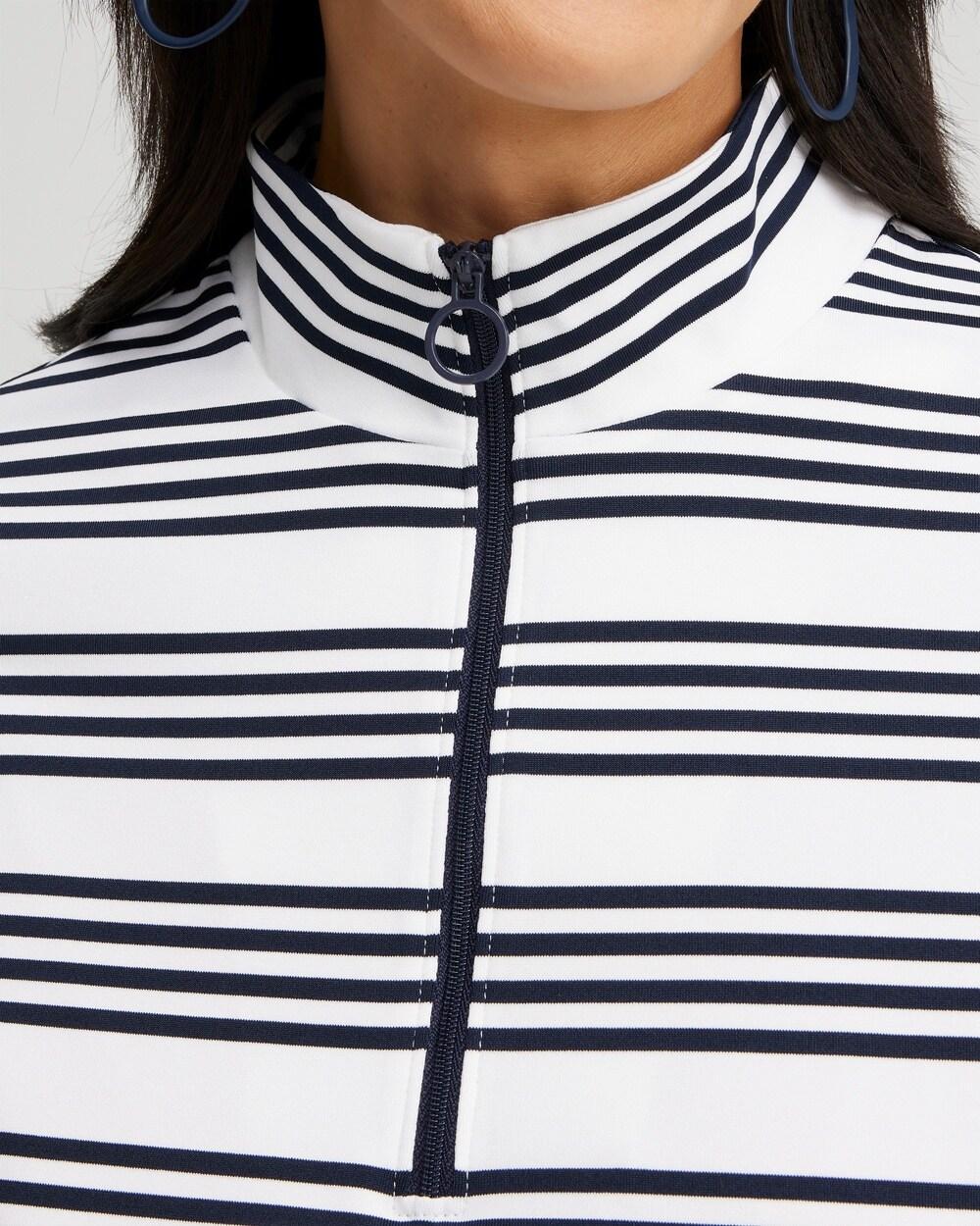 Zenergy® UPF Stripe Long Sleeve Top Product Image