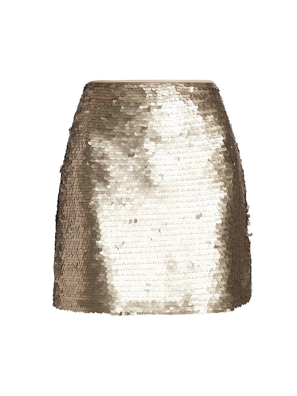 Womens Monochrome Zolla Sequined Skirt Product Image