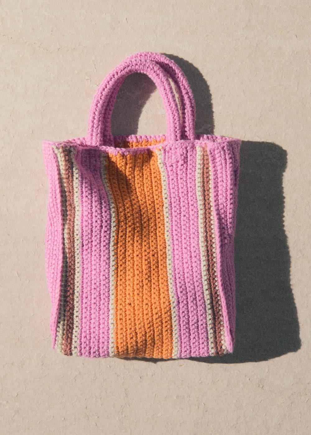 MANGO - Crochet shopper bag - One size - Women Product Image