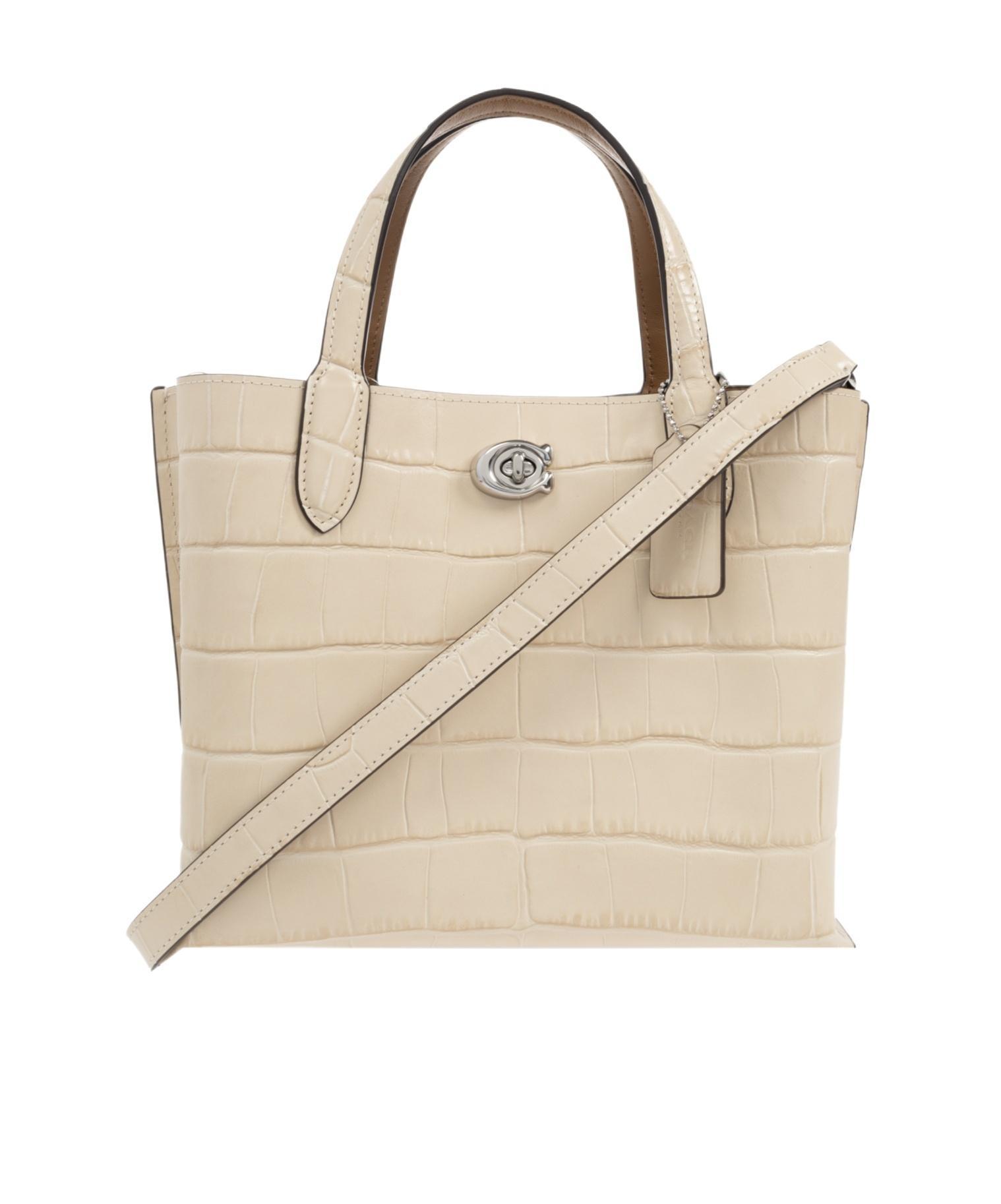 COACH Leather Willow Top-handle Bag In Neutrals Product Image