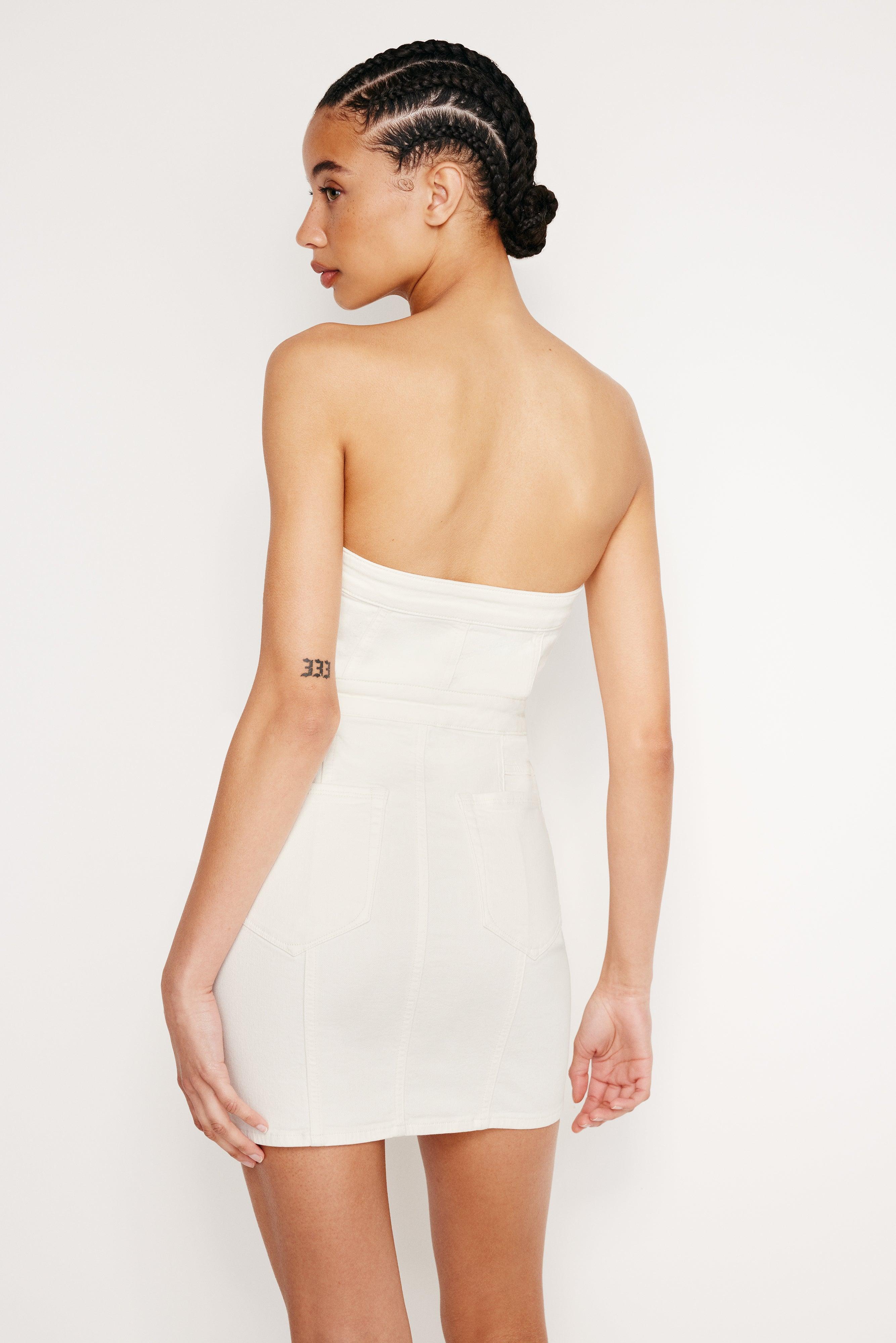 FIT FOR SUCCESS MINI TUBE DRESS | CLOUD WHITE Product Image