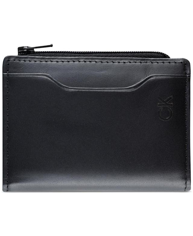 Calvin Klen Mens Monogrammed Ck Zip Wallet Product Image