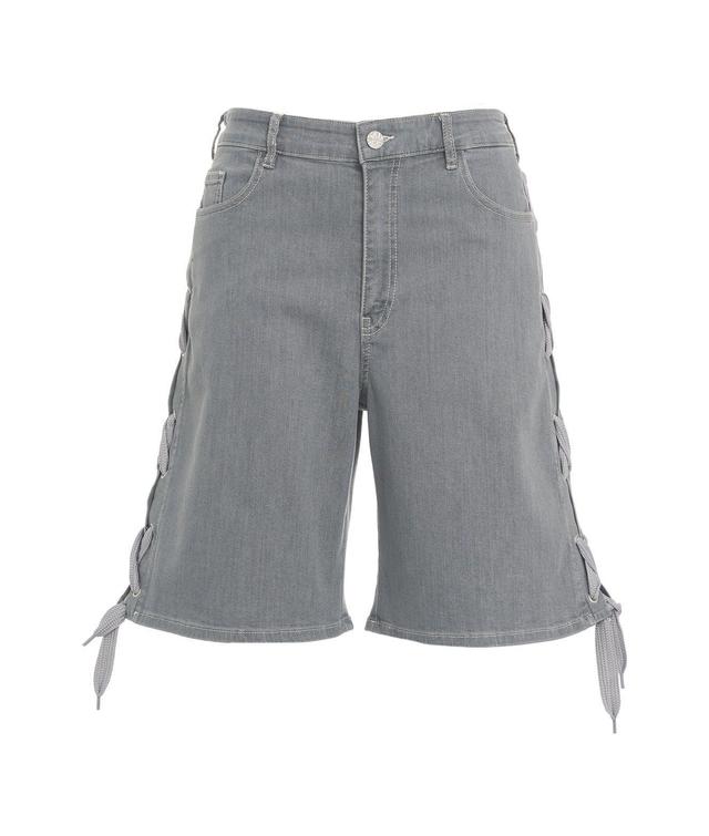 Mid-rise Bermuda ‘Neo’ in denim Female Product Image