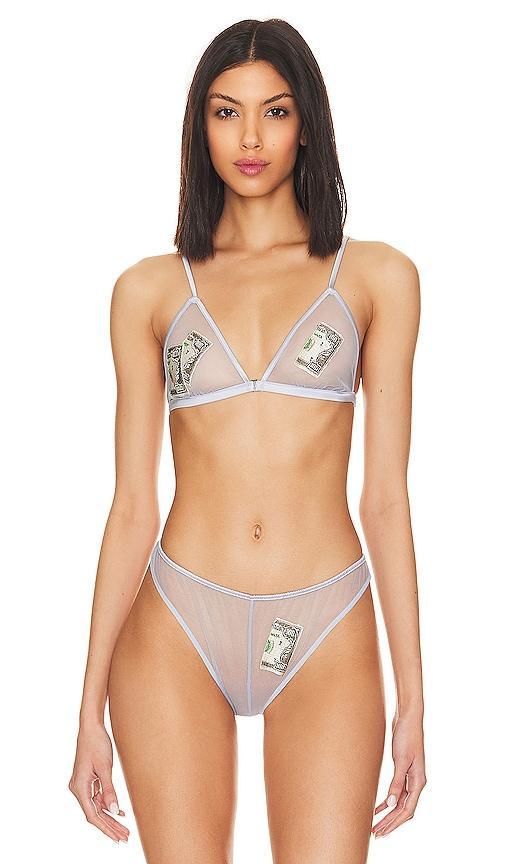 Money Embroidery Bra Product Image