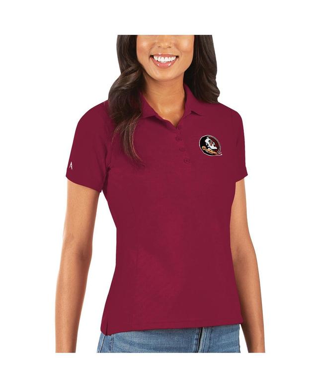 Antigua Womens Garnet Florida State Seminoles Legacy Pique Polo Product Image