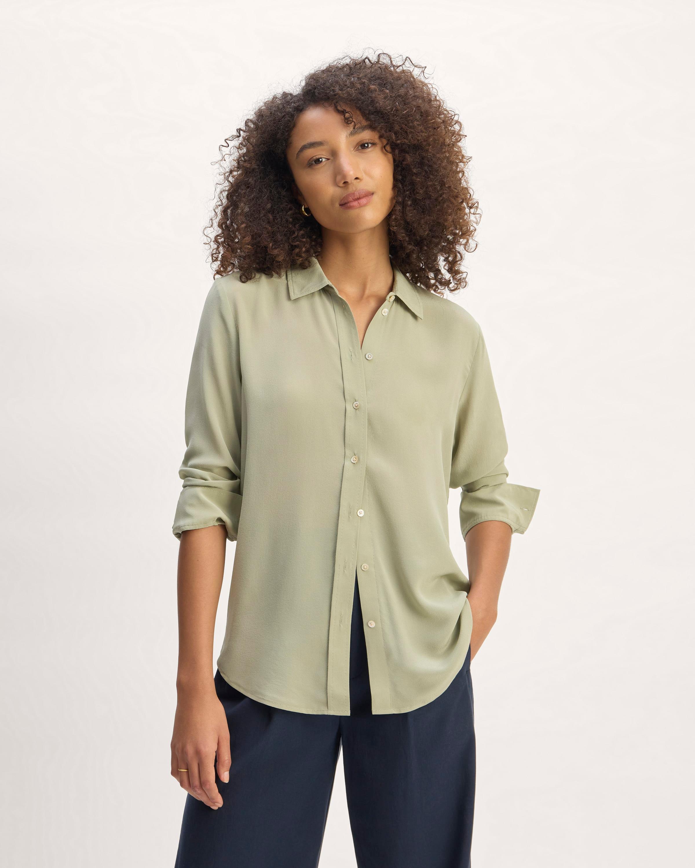 The Must-Have Shirt in Washable Silk Product Image