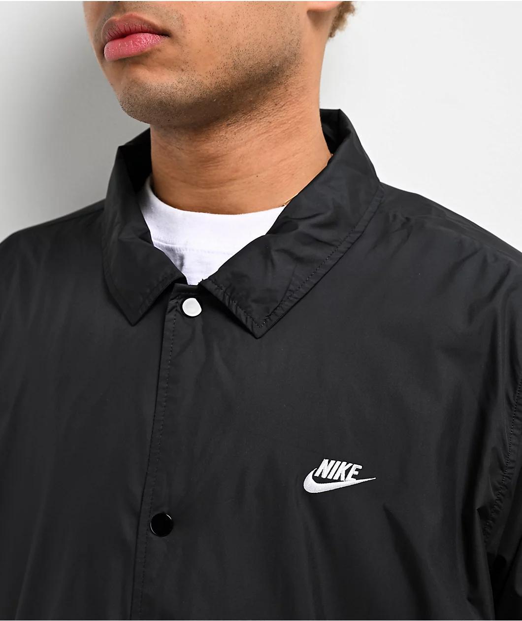 Nike Sportswear Club Black Coaches Jacket Product Image