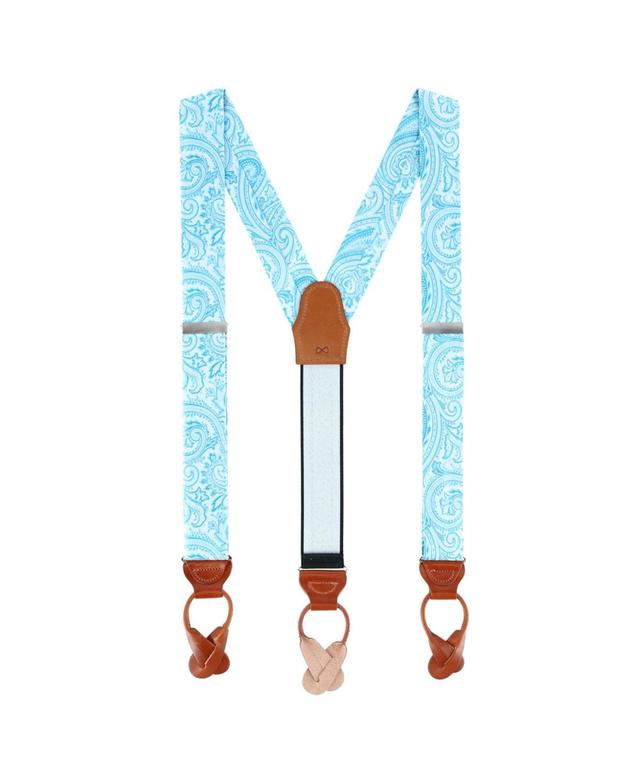 Trafalgar Mens Sobee Silk Button End Suspenders Product Image