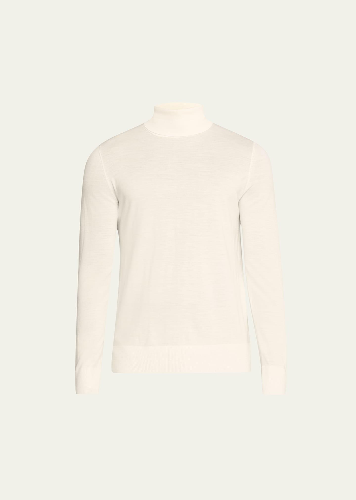 Mens Jermaine Merino Wool Knit Turtleneck Sweater Product Image