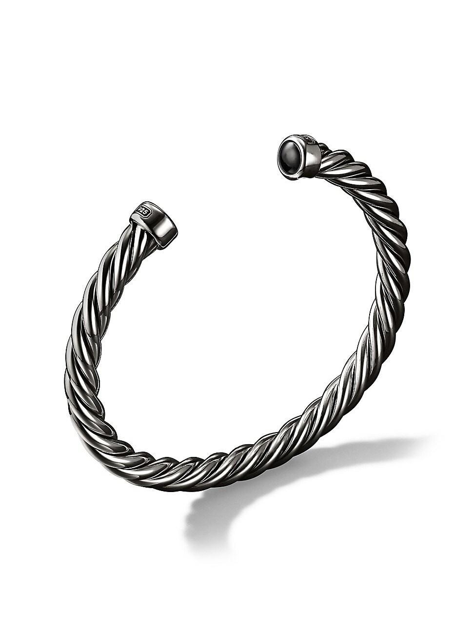 Mens Cable Cuff Bracelet Product Image