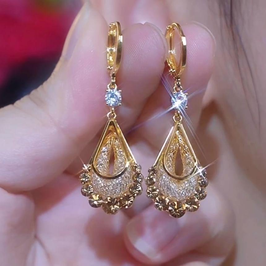 Rhinestone Drop Earring Product Image